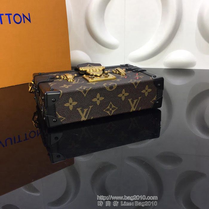 路易威登LV 頂級原單 M44199 經典款Petite Malle手袋 精品小號包袋 定制旅行箱  YDH2419